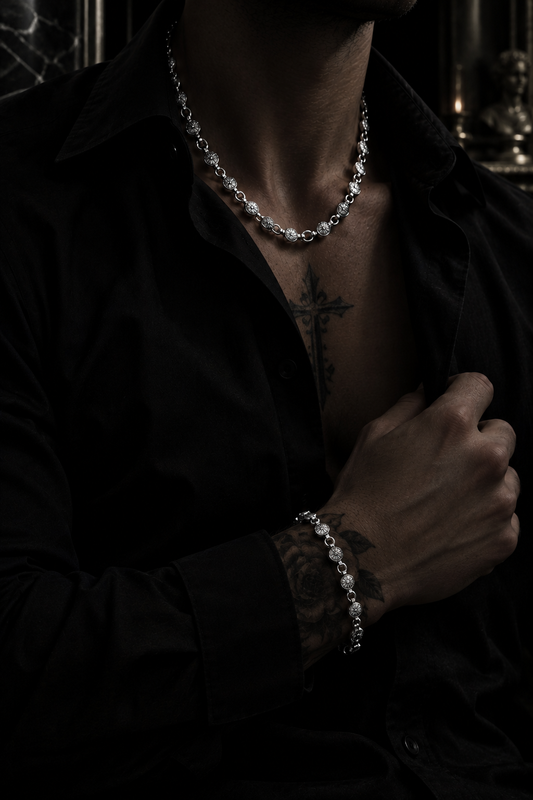 Fiore eterno (Conjunto de cadena y pulsera)