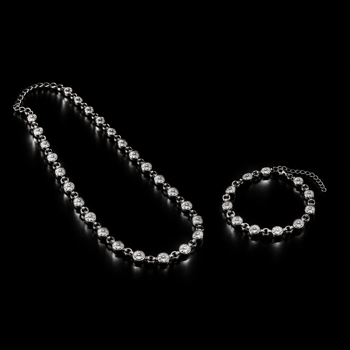 Fiore eterno (Conjunto de cadena y pulsera)
